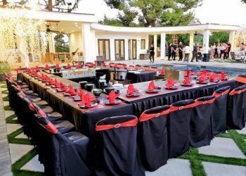 Spice Up Your Social Scene with the Sights and Sounds of a Hibachi Dinner Party